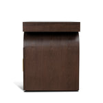 Junon 1.55m New Elm Home Office Desk - Walnut Office Desk Nicki-Core