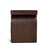 Junon 1.55m New Elm Home Office Desk - Walnut Office Desk Nicki-Core