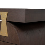 Junon 1.55m New Elm Home Office Desk - Walnut Office Desk Nicki-Core