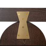Junon 1.55m New Elm Home Office Desk - Walnut Office Desk Nicki-Core