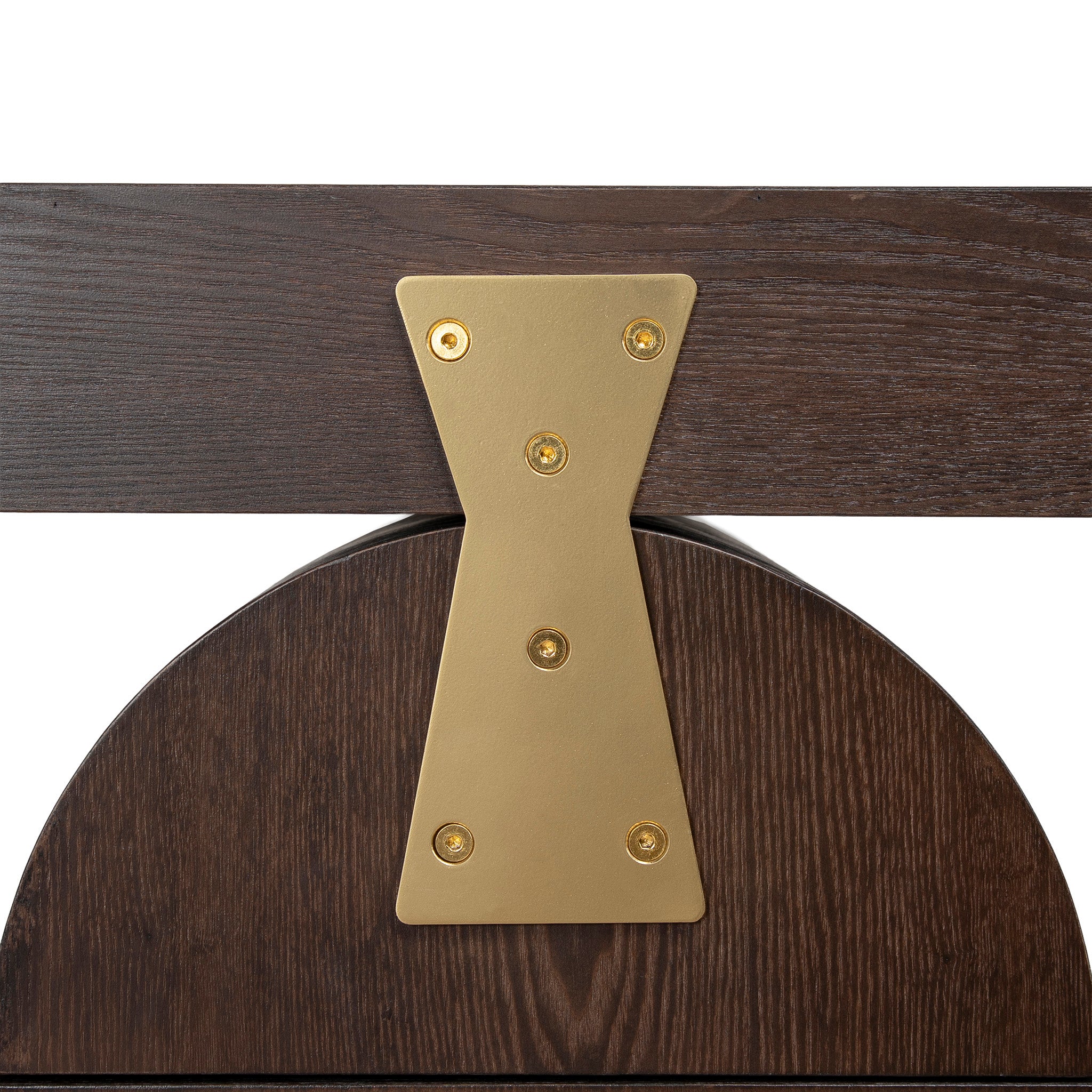 Junon 1.55m New Elm Home Office Desk - Walnut Office Desk Nicki-Core