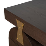 Junon 1.55m New Elm Home Office Desk - Walnut Office Desk Nicki-Core