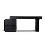 Orrion 1.6m Office desk - Black Oak Office Desk Century-Core