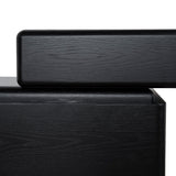 Orrion 1.6m Office desk - Black Oak Office Desk Century-Core