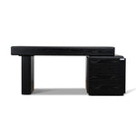 Orrion 1.6m Office desk - Black Oak Office Desk Century-Core