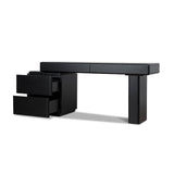 Orrion 1.6m Office desk - Black Oak Office Desk Century-Core