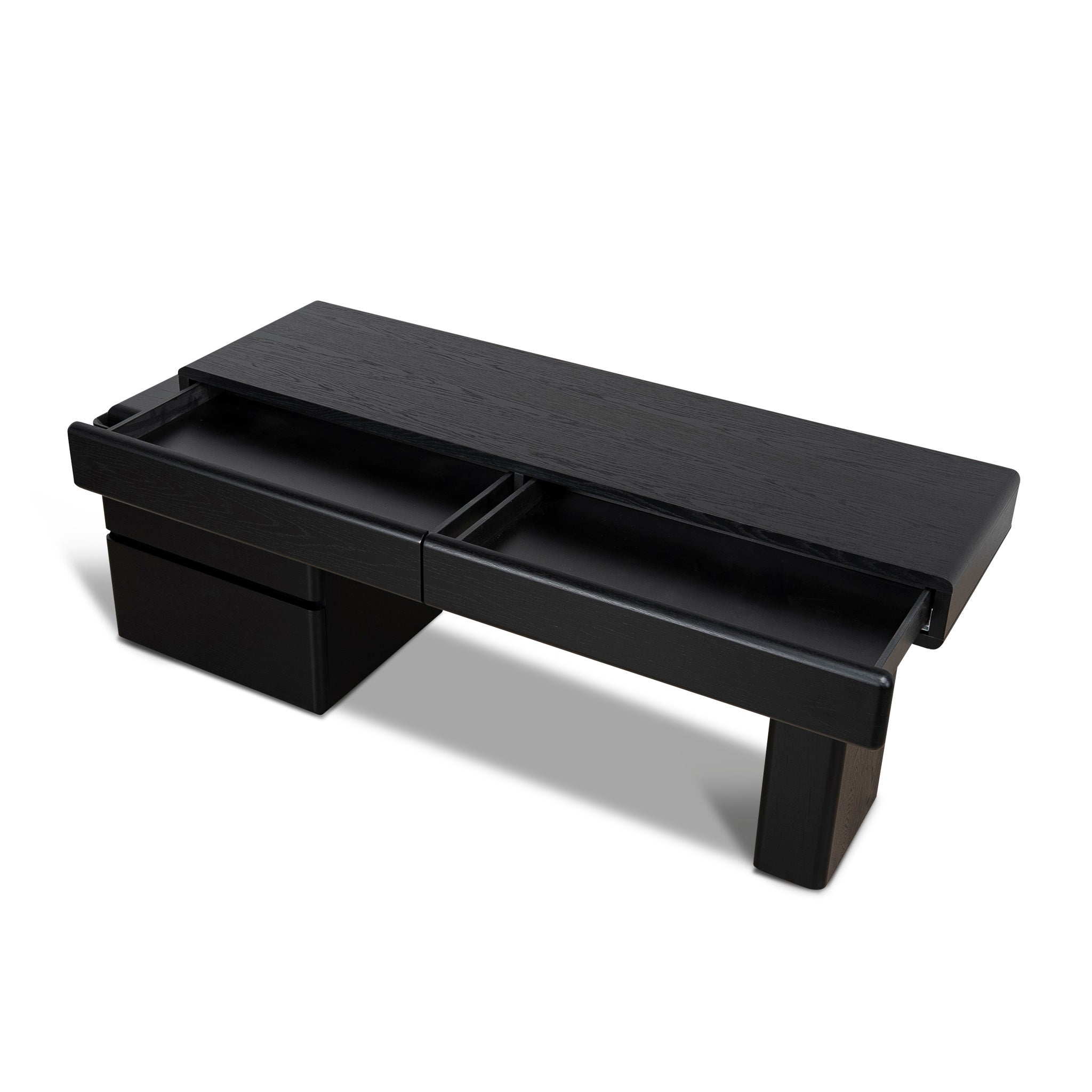 Orrion 1.6m Office desk - Black Oak Office Desk Century-Core