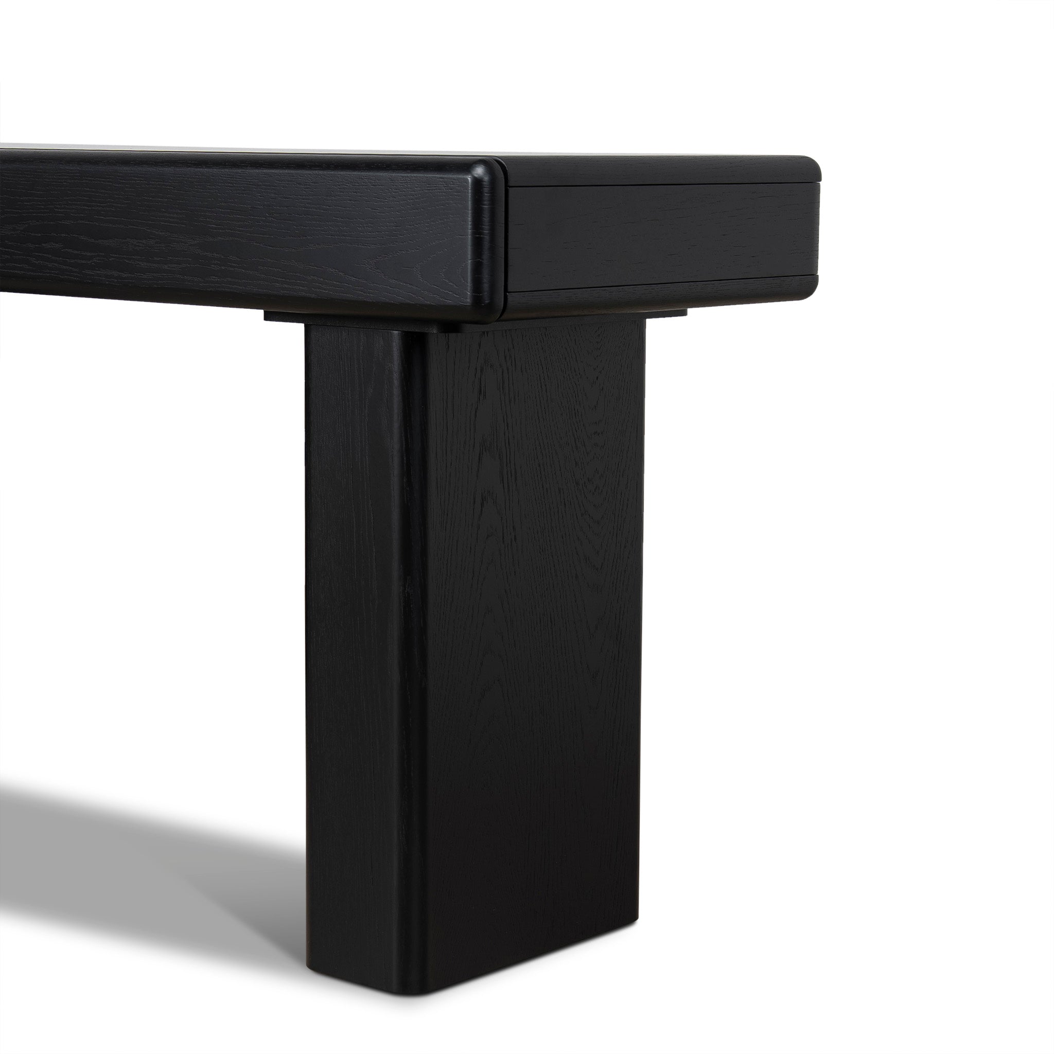 Orrion 1.6m Office desk - Black Oak Office Desk Century-Core