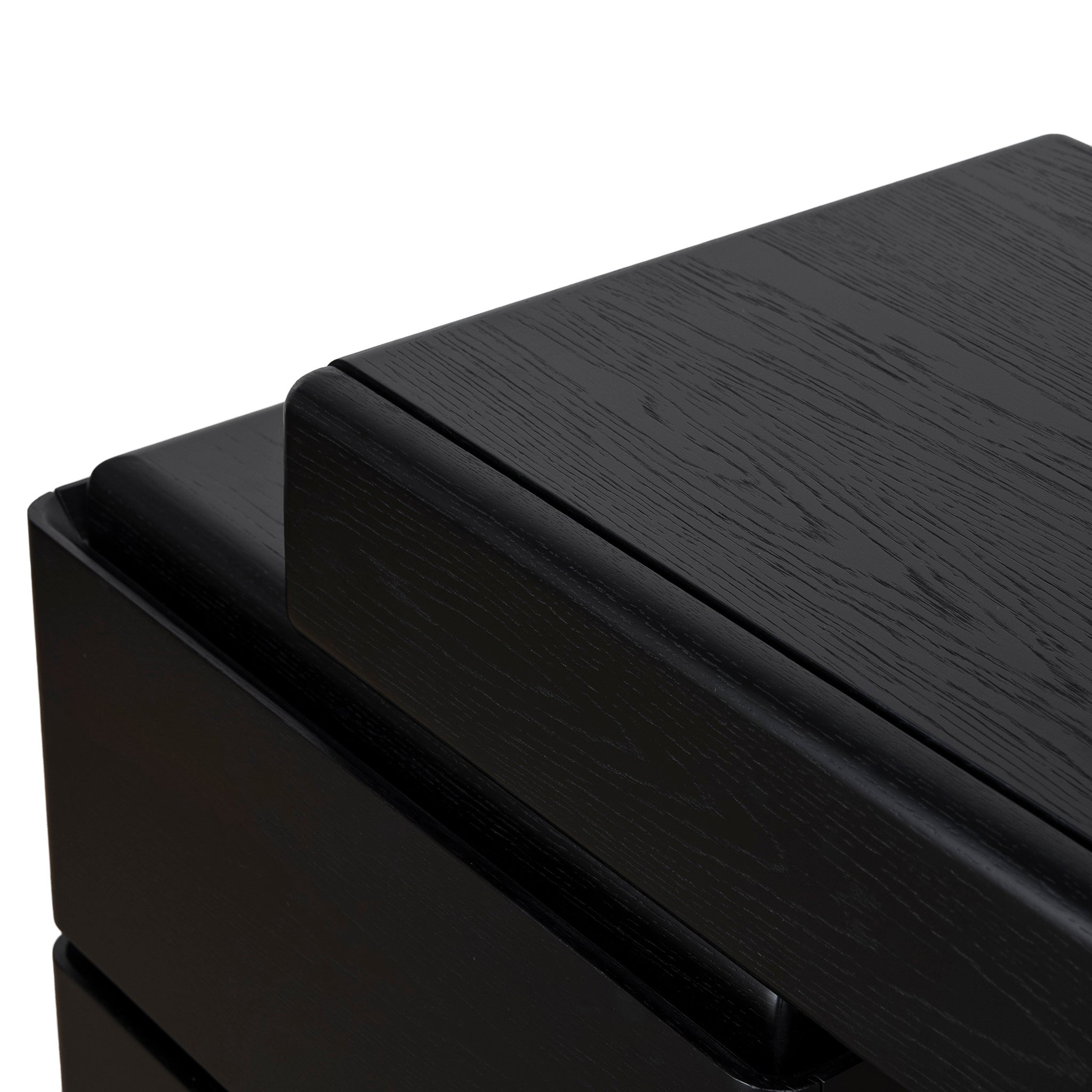 Orrion 1.6m Office desk - Black Oak Office Desk Century-Core