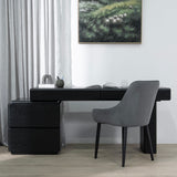 Orrion 1.6m Office desk - Black Oak Office Desk Century-Core