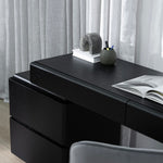 Orrion 1.6m Office desk - Black Oak Office Desk Century-Core