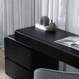 Orrion 1.6m Office desk - Black Oak Office Desk Century-Core