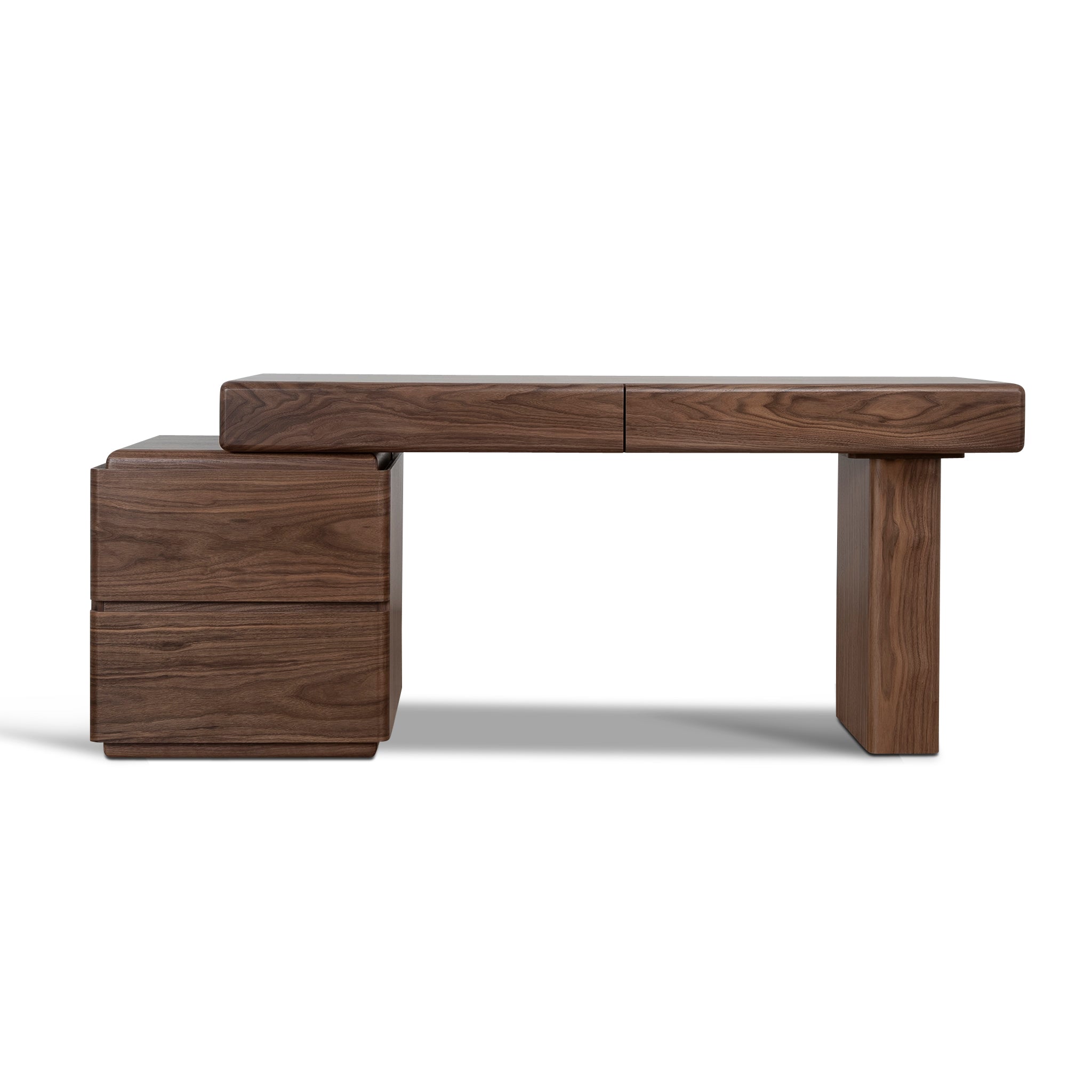 Orrion 1.6m Office Desk - Walnut Veneer Office Desk Century-Core
