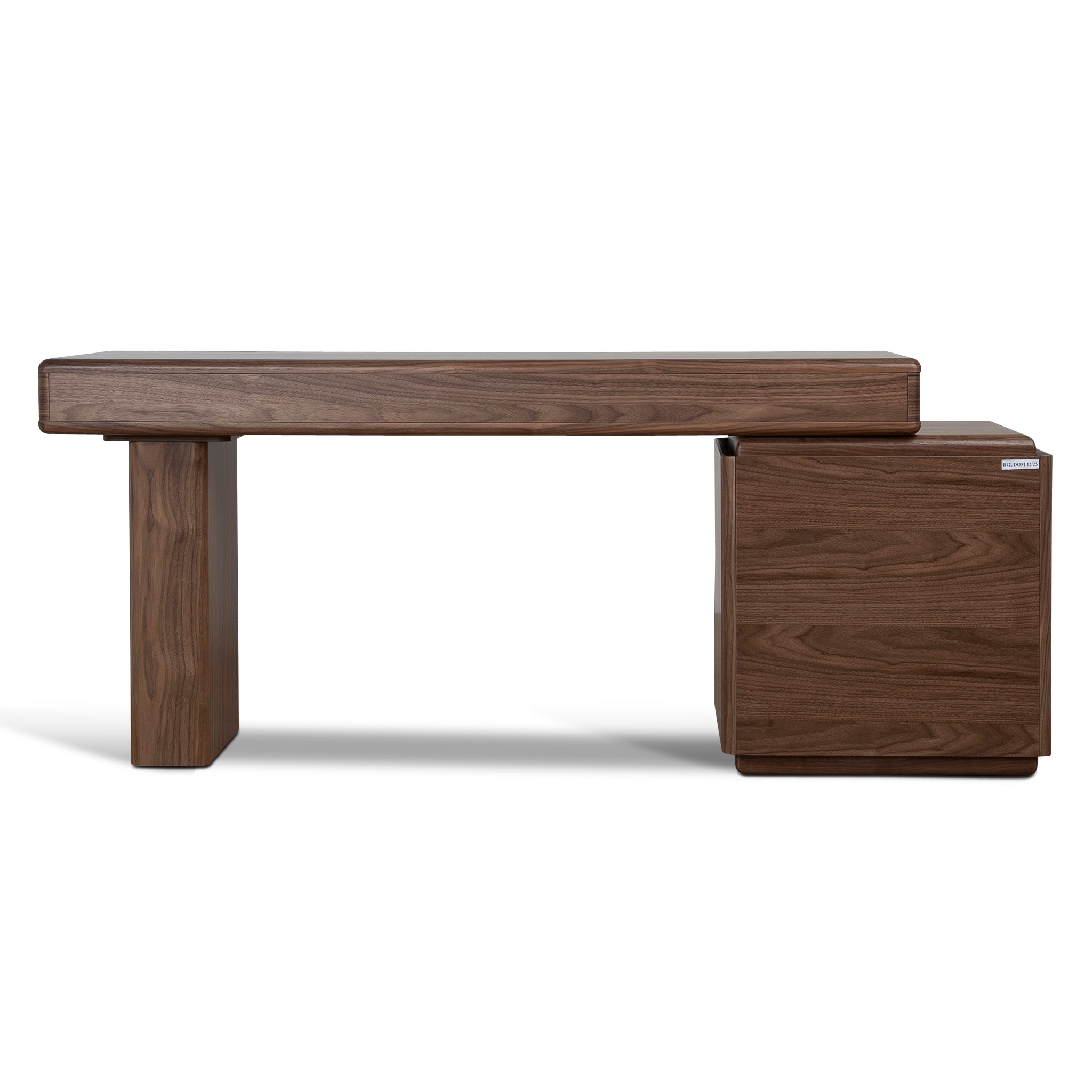 Orrion 1.6m Office Desk - Walnut Veneer Office Desk Century-Core