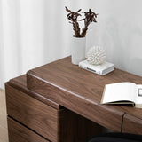 Orrion 1.6m Office Desk - Walnut Veneer Office Desk Century-Core