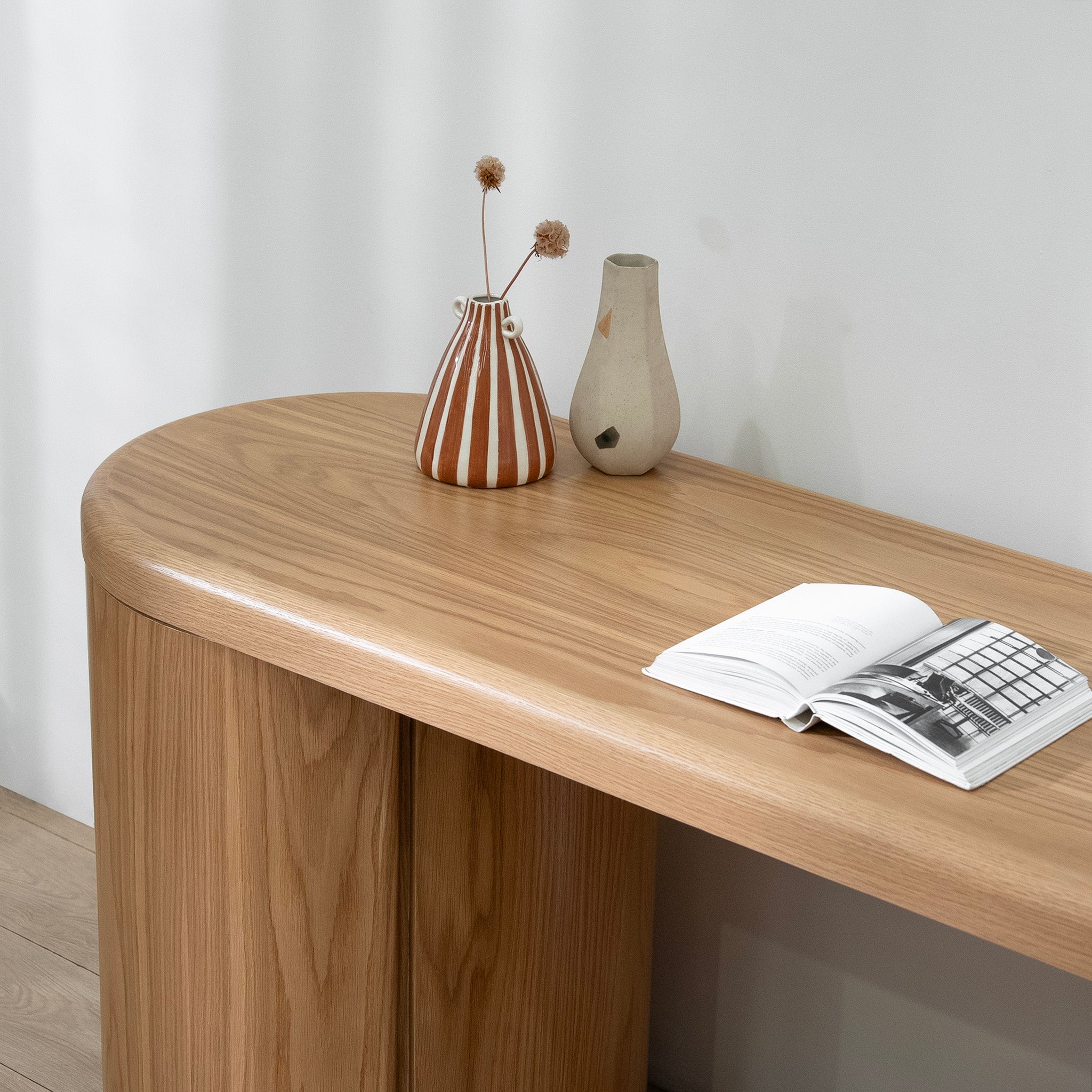 Myrren 1.9m Office Desk - Natural Oak Office Desk Century-Core