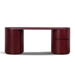 Ex Display - Myrren 1.9m Office Desk - Burgundy Red Office Desk Century-Core