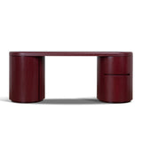 Ex Display - Myrren 1.9m Office Desk - Burgundy Red Office Desk Century-Core
