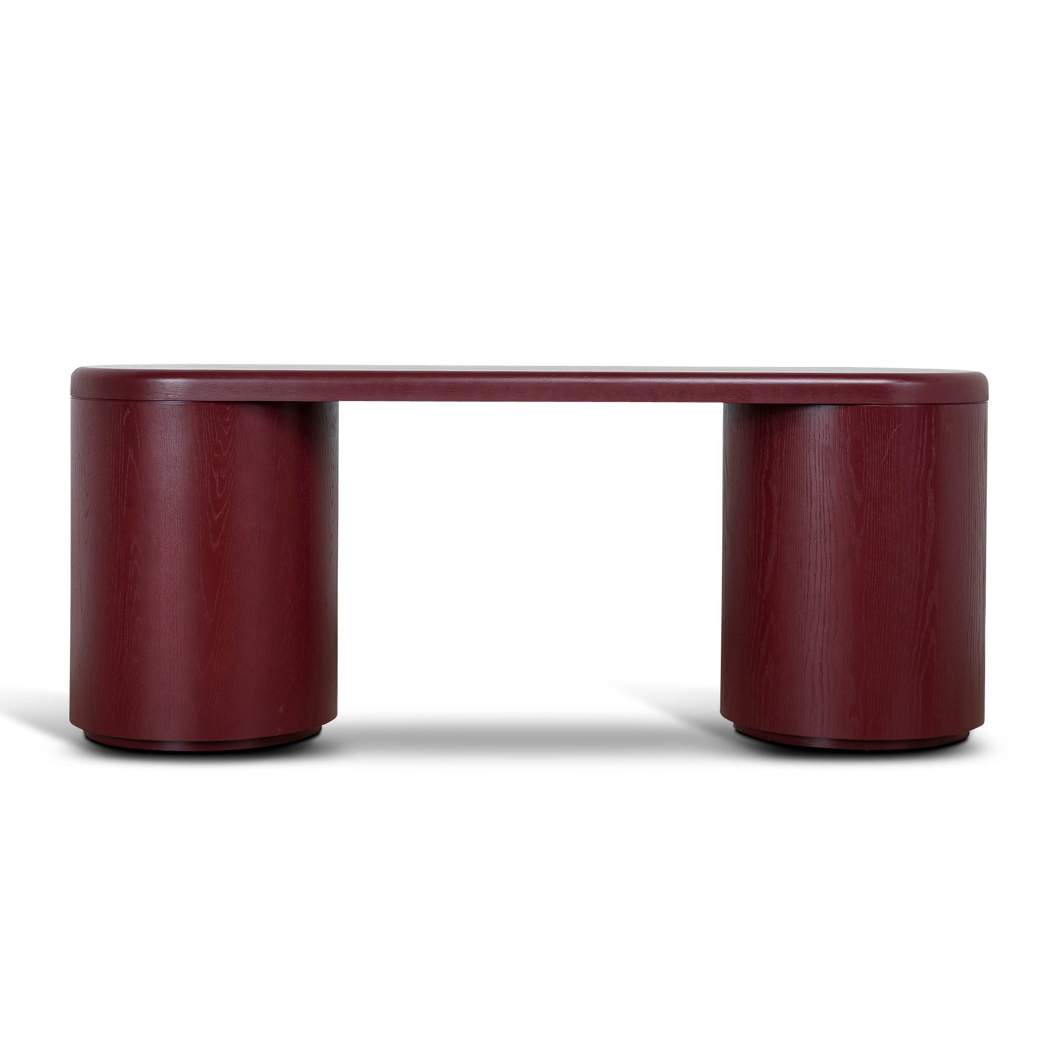 Ex Display - Myrren 1.9m Office Desk - Burgundy Red Office Desk Century-Core