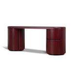 Ex Display - Myrren 1.9m Office Desk - Burgundy Red Office Desk Century-Core