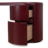 Ex Display - Myrren 1.9m Office Desk - Burgundy Red Office Desk Century-Core