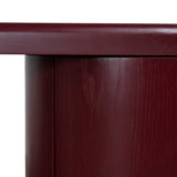 Ex Display - Myrren 1.9m Office Desk - Burgundy Red Office Desk Century-Core