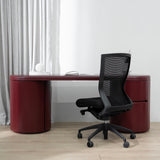Myrren 1.9m Office Desk - Burgundy Red Office Desk Century-Core