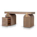 Junon 1.55m New Elm Home Office Desk - Natural Home Office Desk Nicki-Core