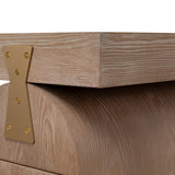 Junon 1.55m New Elm Home Office Desk - Natural Home Office Desk Nicki-Core