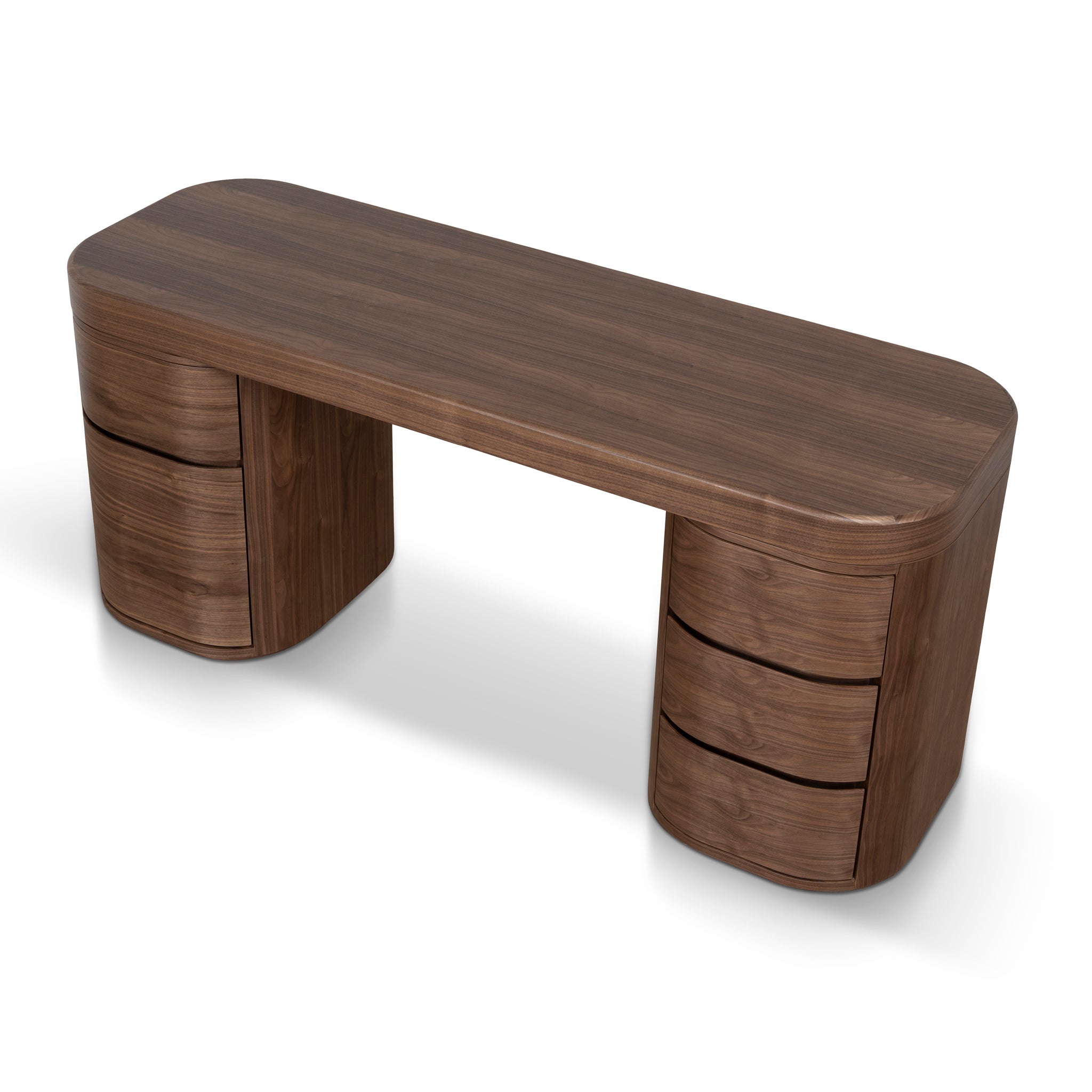 Solvia 1.7m Office Desk - Walnut Office Desk Century-Core