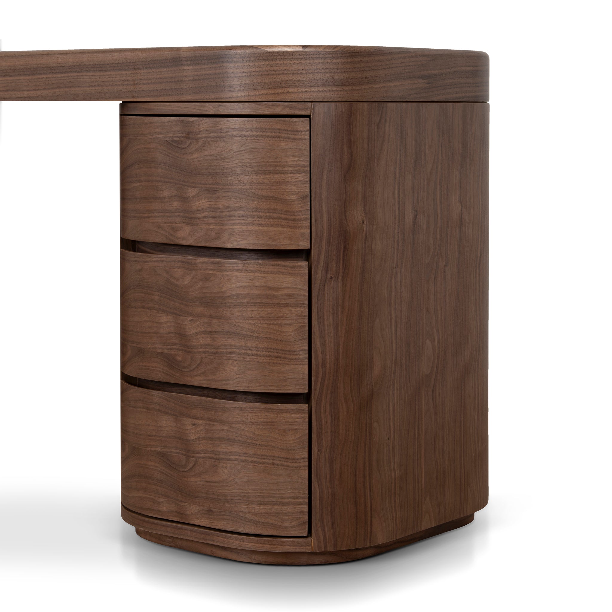 Solvia 1.7m Office Desk - Walnut Office Desk Century-Core