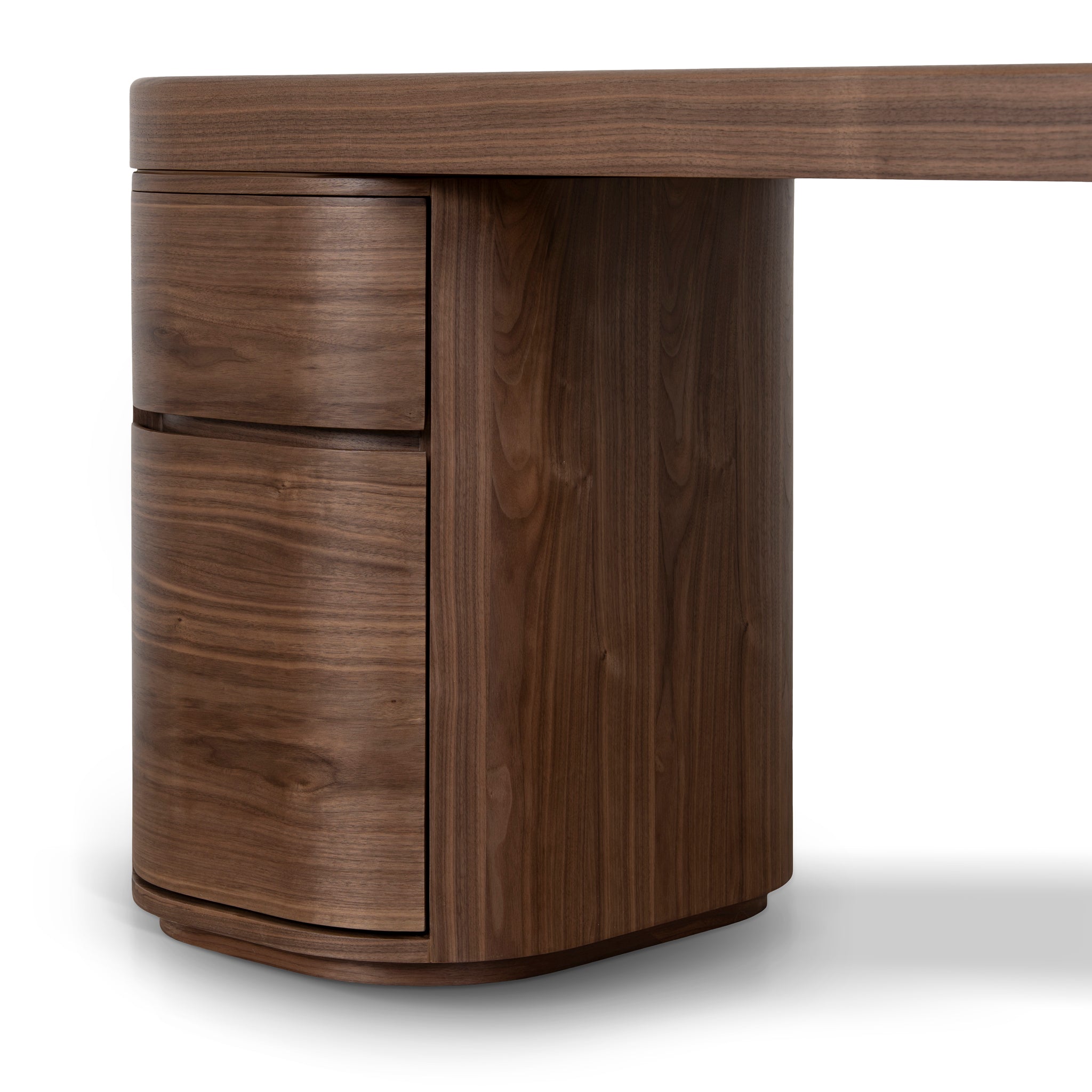 Solvia 1.7m Office Desk - Walnut Office Desk Century-Core