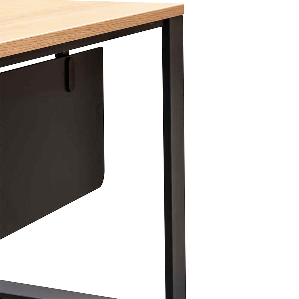 Ex Display - Janell 2.3m Right Return Office Desk - Natural Office Desk Sun Desk-Core   