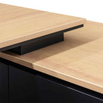 Ex Display - Janell 2.3m Right Return Office Desk - Natural Office Desk Sun Desk-Core   