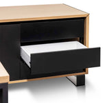 Ex Display - Janell 2.3m Right Return Office Desk - Natural Office Desk Sun Desk-Core   