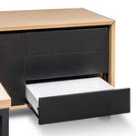 Ex Display - Janell 2.3m Right Return Office Desk - Natural Office Desk Sun Desk-Core   