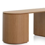 Albina 1.77m Right Drawer Office Desk - Natural Oak