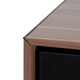 Janell 2.3m Left Return Office Desk - Walnut Office Desk Sun Desk-Core   