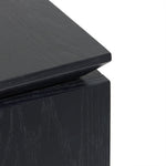 Albina 1.77m Right Drawer Office Desk - Black Oak Office Desk Century-Core   