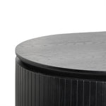 Albina 1.77m Right Drawer Office Desk - Black Oak Office Desk Century-Core   