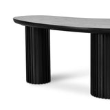 Ex Display - Marty 1.7m Office Desk - Black Oak Office Desk Century-Core   