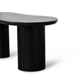 Ex Display - Marty 1.7m Office Desk - Black Oak Office Desk Century-Core   