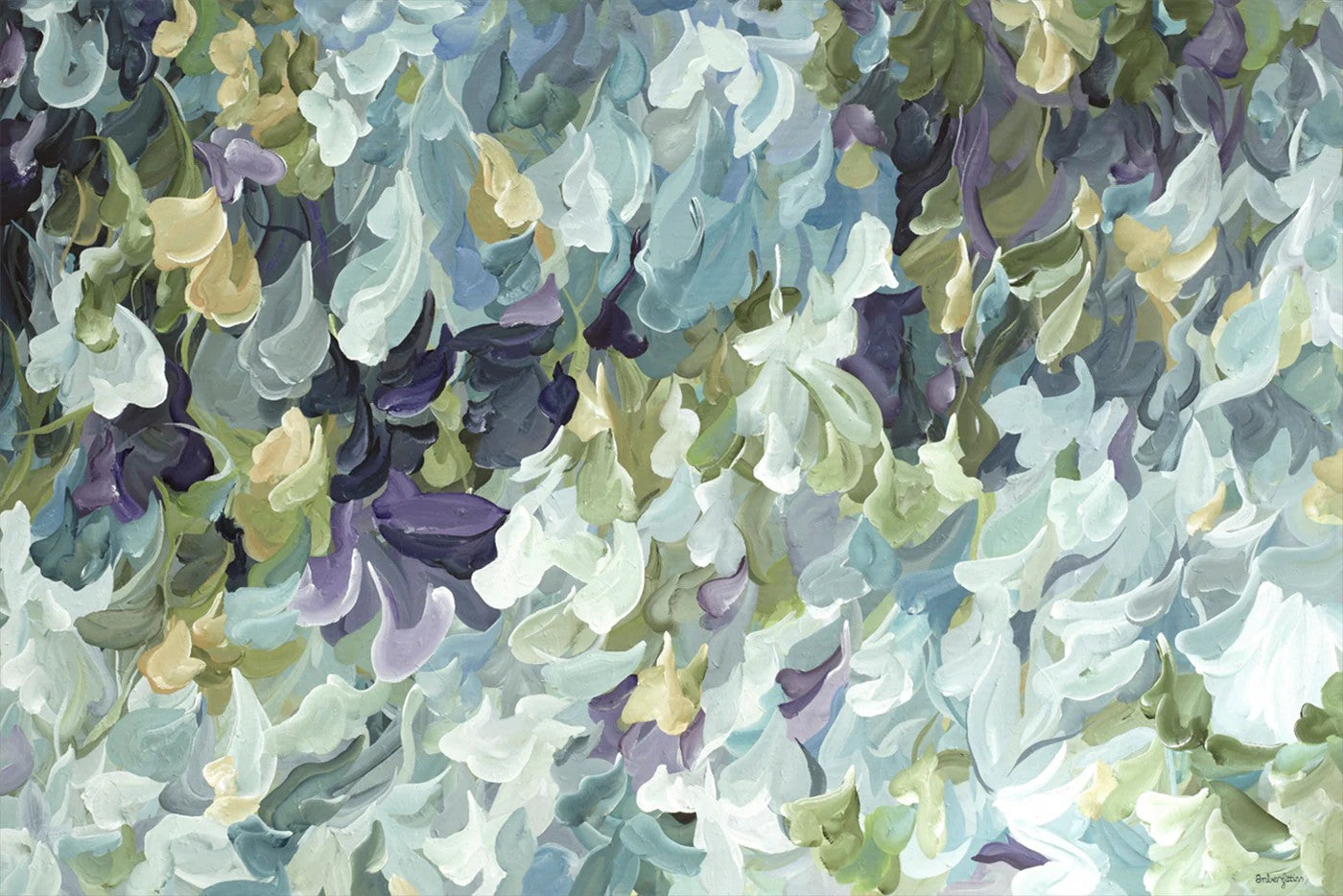 Ocean Meets Nature, By Amber Gittins Wall Art Gioia-Local 60x40cm Framed Canvas Gold