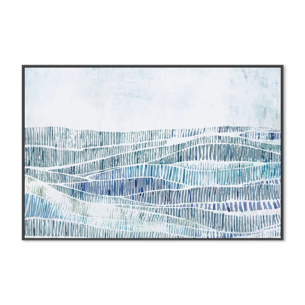 Ocean Waves, By Dear Musketeer Studio Wall Art Gioia-Local 60x40cm Framed Canvas Black
