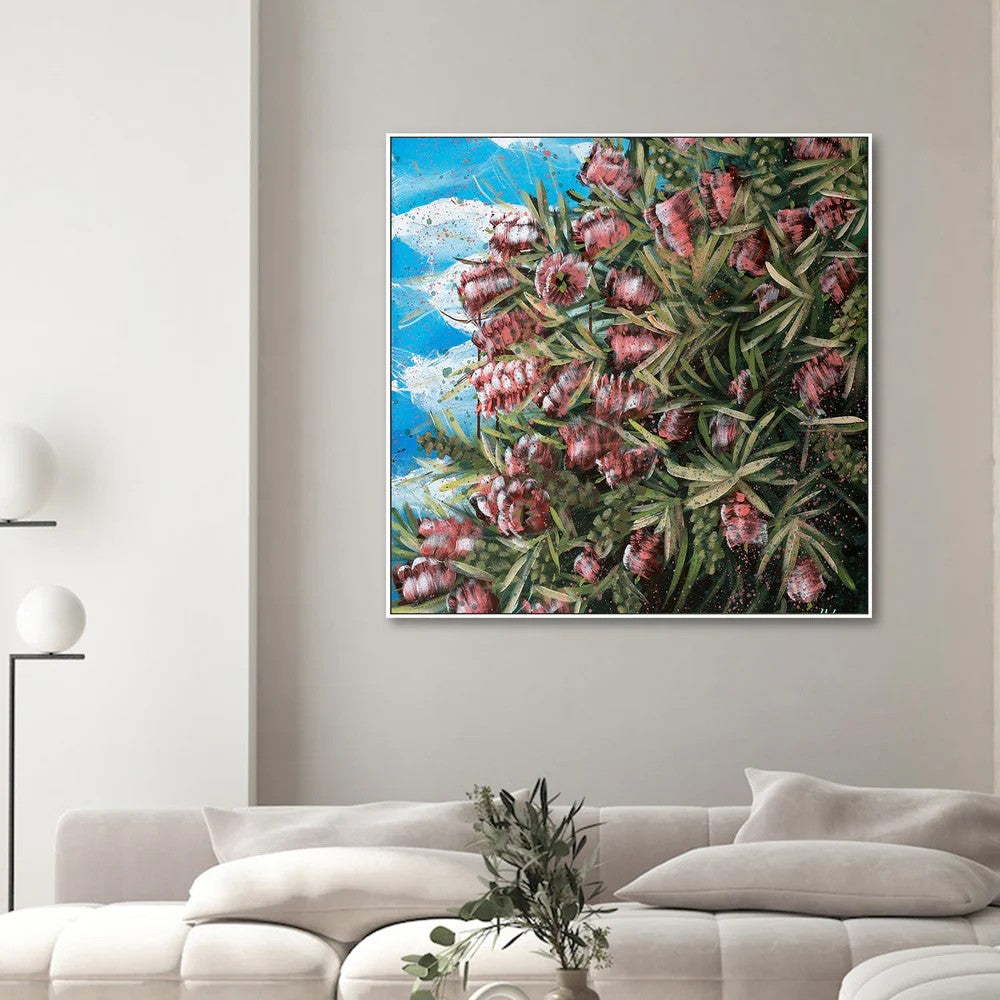 Our Adventure Begins - Bottle Brush Flowers, By Hsin Lin Wall Art Gioia-Local