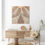 Our Matriarch, Peach And Green, By Domica Hill Wall Art Gioia-Local