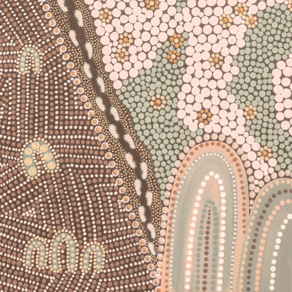 Our Matriarch, Peach And Green, By Domica Hill Wall Art Gioia-Local