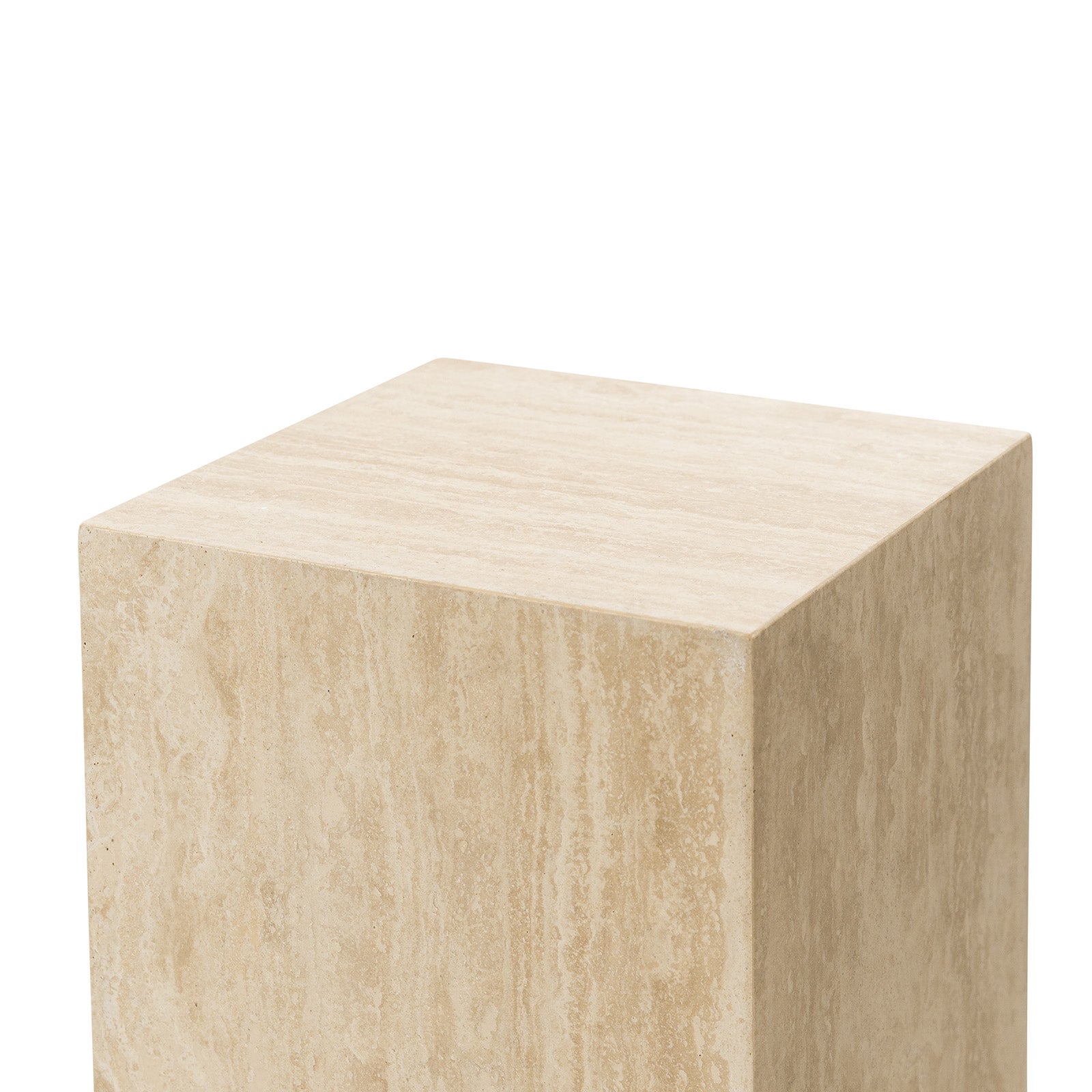 Travio Plinth - Cream Travertine Eastern-Local