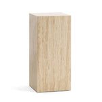 Travio 65cm High Plinth - Cream Travertine Eastern-Local