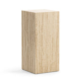 Travio 65cm High Plinth - Cream Travertine Eastern-Local